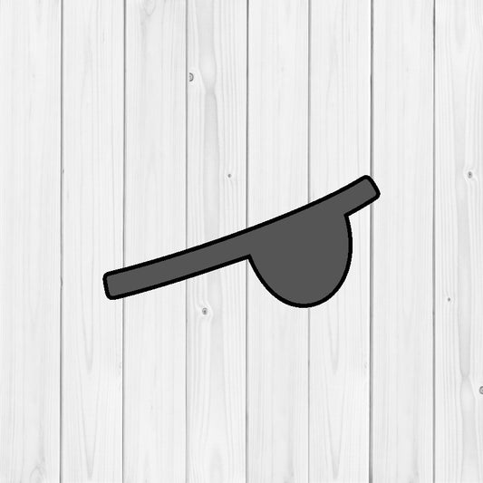 DONE TO ORDER: Eye Patch Cookie Cutter - SHCreations