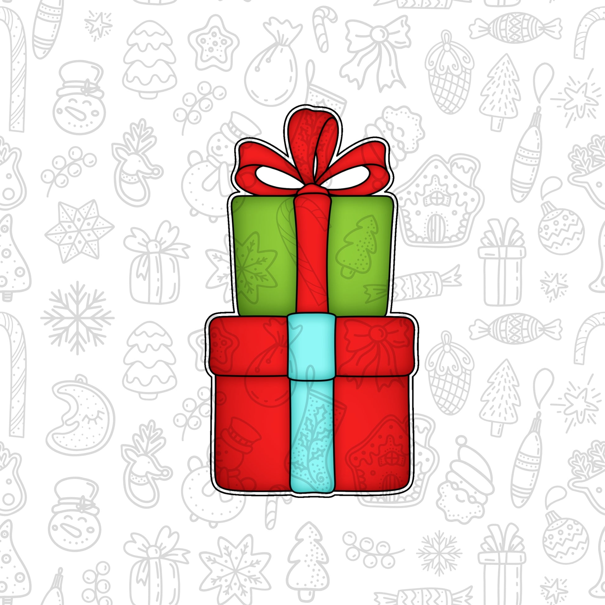 DONE TO ORDER: Gift Stack 1 Cookie Cutter - SHCreations