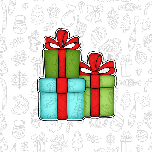 DONE TO ORDER: Gift Stack 2 Cookie Cutter - SHCreations