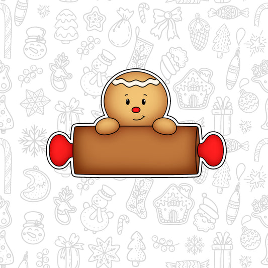 DONE TO ORDER: Gingerbreadman Plaque Cookie Cutter - SHCreations
