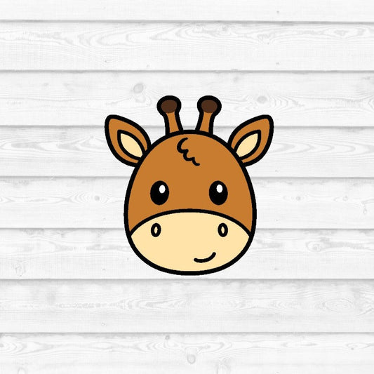 DONE TO ORDER: Giraffe Face Cookie Cutter - SHCreations