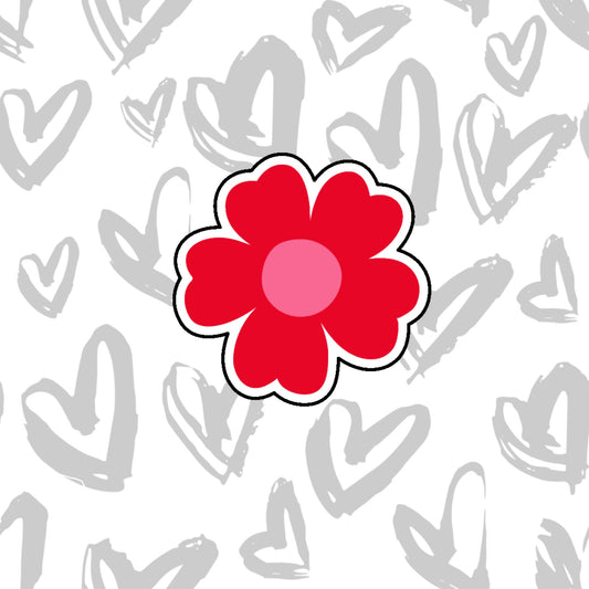 DONE TO ORDER:Heart Flower Cookie Cutter - SHCreations