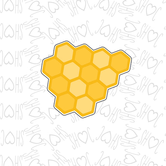 DONE TO ORDER: Honey Comb 1 Cookie Cutter - SHCreations