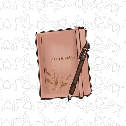 DONE TO ORDER: Journal + Pen Cookie Cutter - SHCreations