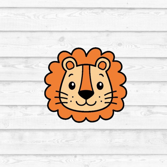 DONE TO ORDER: Lion Face Cookie Cutter - SHCreations