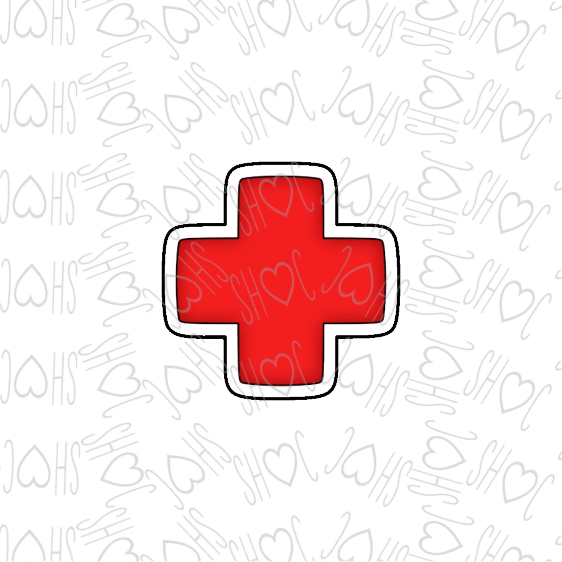 DONE TO ORDER: Medical Cross Cookie Cutter - SHCreations