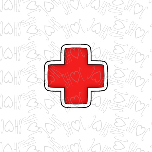 DONE TO ORDER: Medical Cross Cookie Cutter - SHCreations