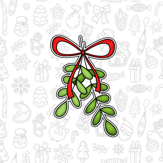 DONE TO ORDER: Mistletoe Cookie Cutter - SHCreations