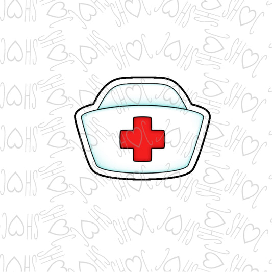 DONE TO ORDER: Nurse Hat Cookie Cutter - SHCreations