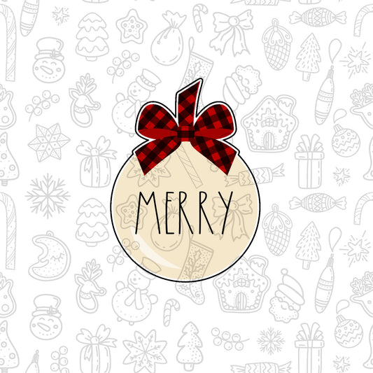 DONE TO ORDER: Ornament Cookie Cutter - SHCreations