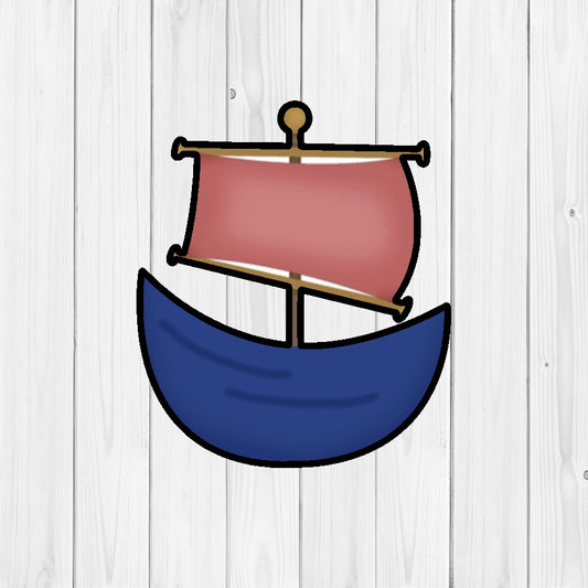 DONE TO ORDER: Pirate Boat Cookie Cutter - SHCreations