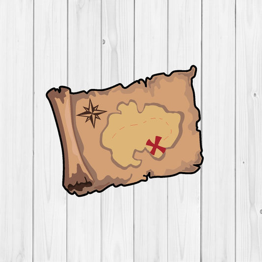 DONE TO ORDER: Pirate Map Cookie Cutter - SHCreations