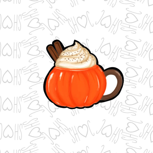 DONE TO ORDER: Pumpkin Mug Cookie Cutter - SHCreations