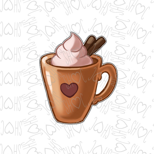 DONE TO ORDER: Pumpkin Spice Latte Cookie Cutter - SHCreations
