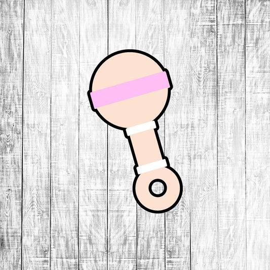 DONE TO ORDER: Rattle 1 Cookie Cutter - SHCreations