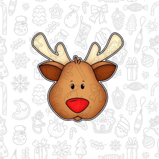 DONE TO ORDER: Reindeer 1 Cookie Cutter - SHCreations