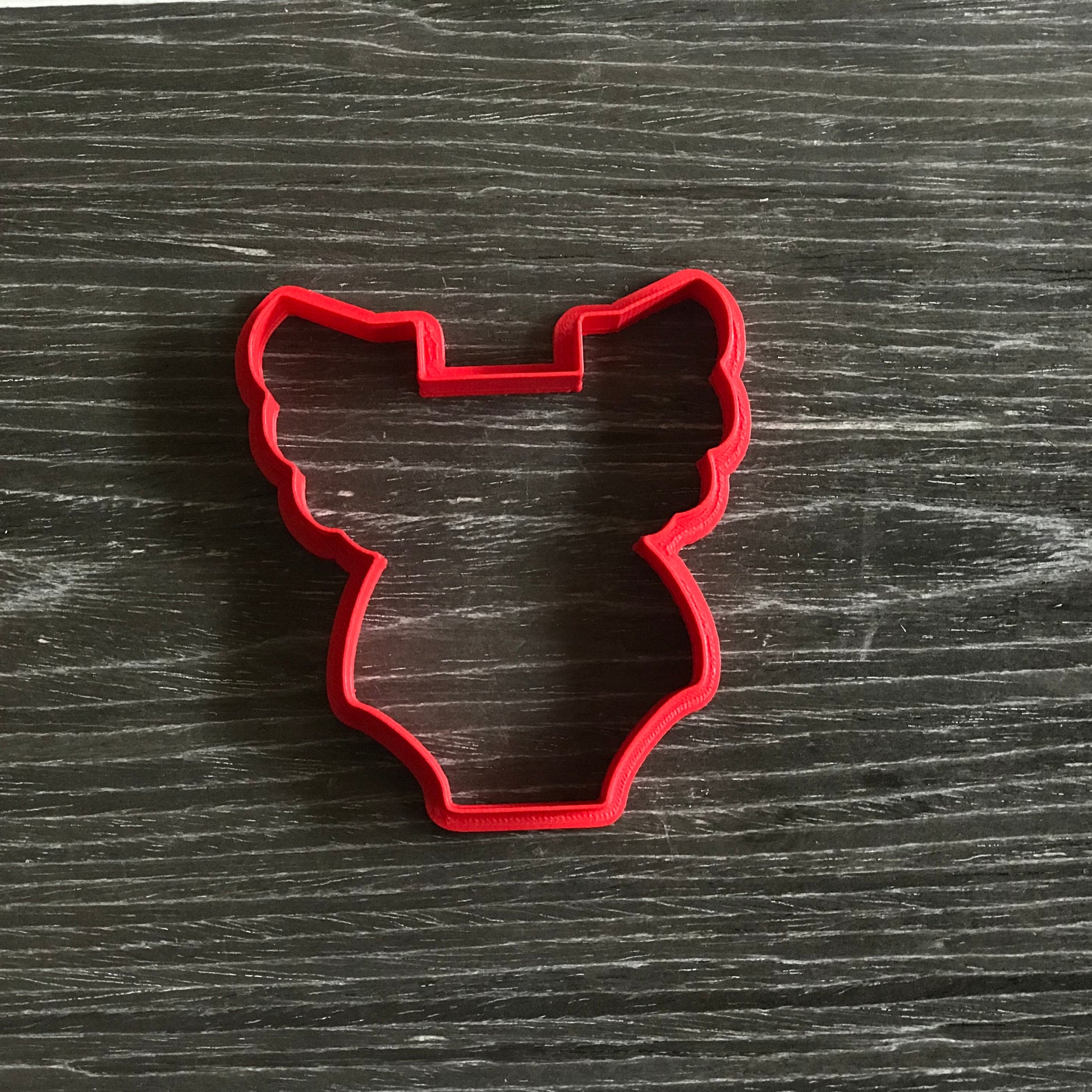 DONE TO ORDER: Ruffle Onesie 1 Cookie Cutter - SHCreations