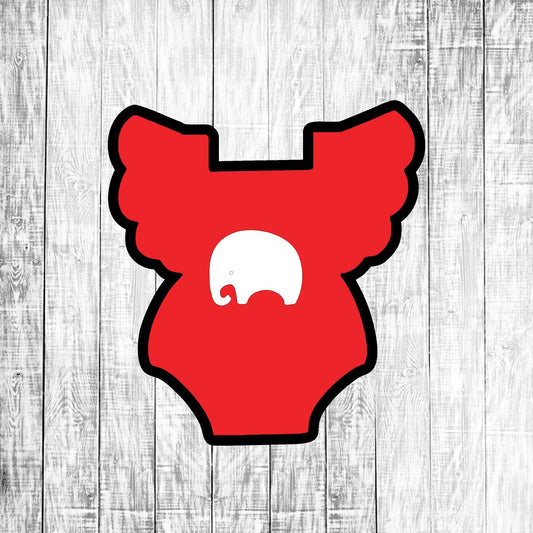 DONE TO ORDER: Ruffle Onesie 1 Cookie Cutter - SHCreations