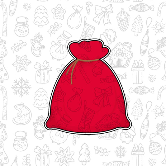 DONE TO ORDER: Santa Sack 1 Cookie Cutter - SHCreations