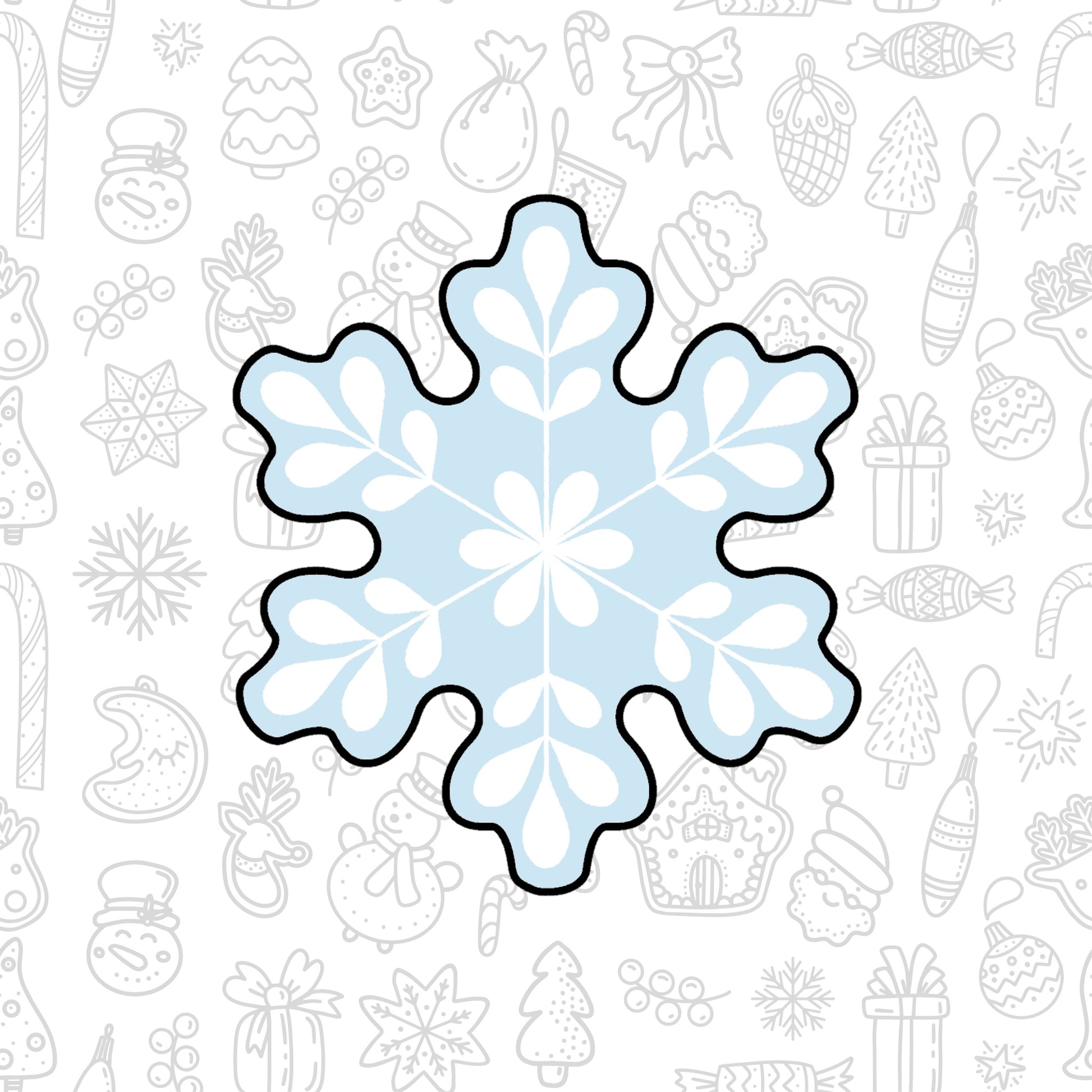 DONE TO ORDER: Snowflake Cookie Cutter - SHCreations