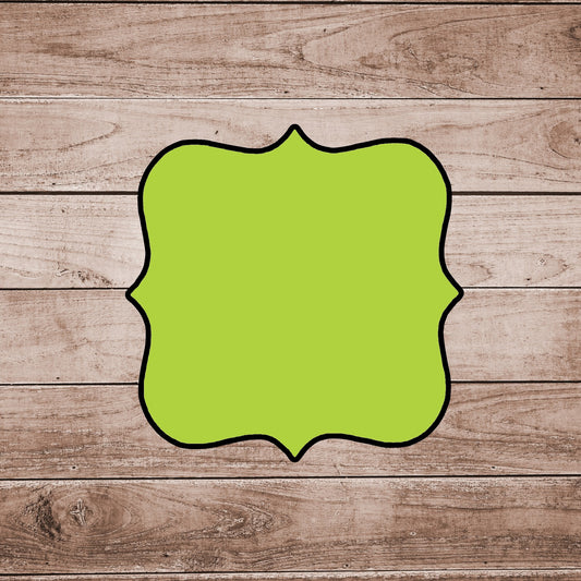 DONE TO ORDER: Square Plaque Cookie Cutter - SHCreations