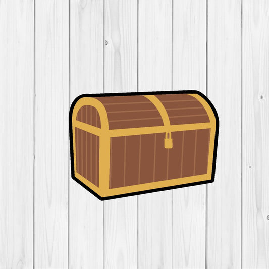 DONE TO ORDER: Treasure Chest 2 Cookie Cutter - SHCreations