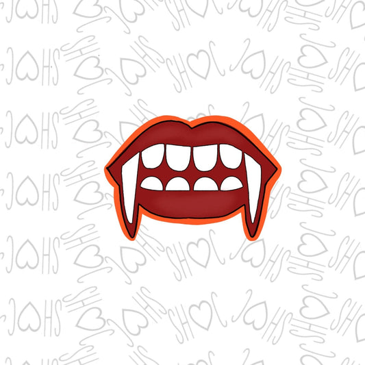 DONE TO ORDER: Vampire Lips 2 Cookie Cutter - SHCreations
