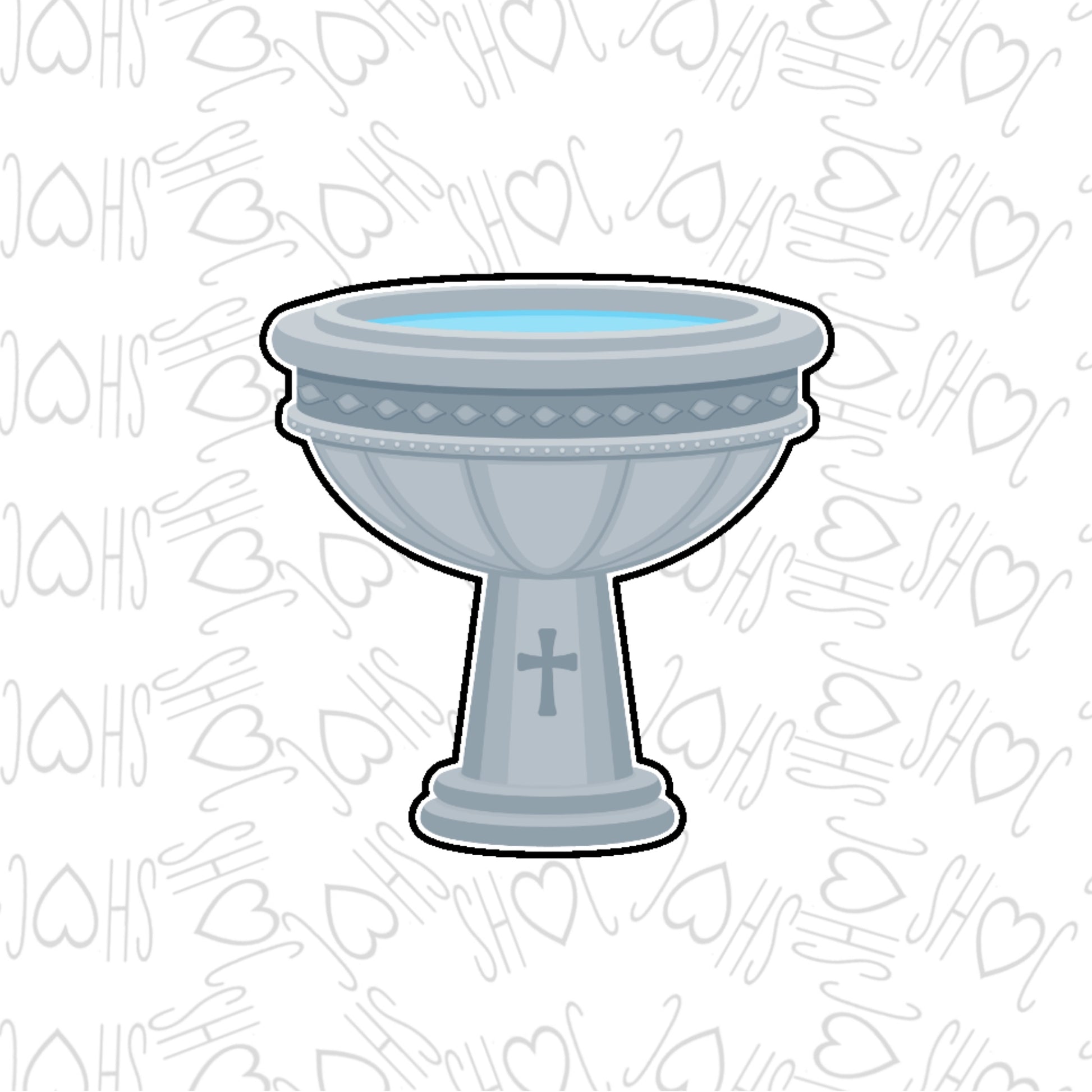 DONE TO ORDER: Water Basin Cookie Cutter - SHCreations