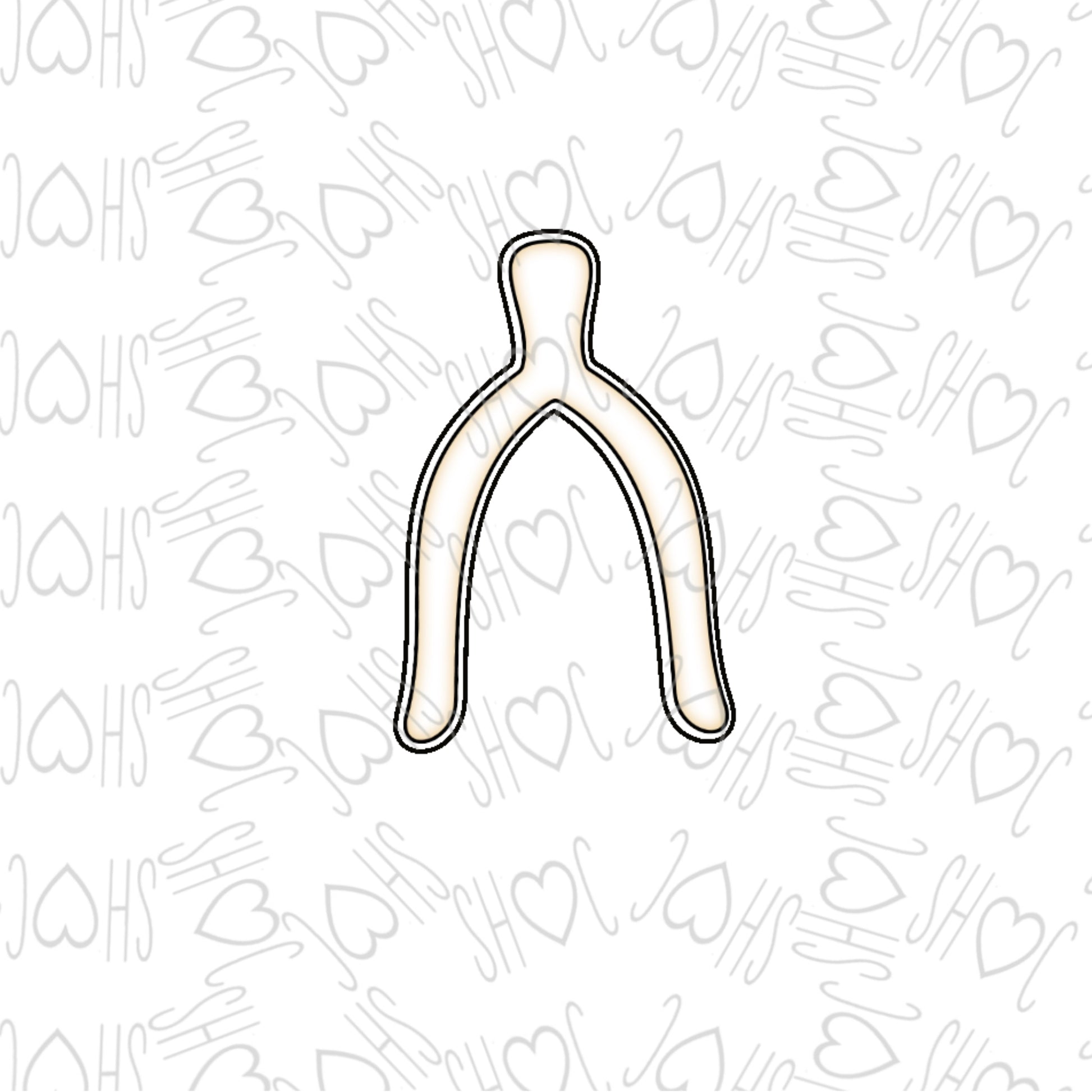 DONE TO ORDER: Wishbone Cookie Cutter - SHCreations