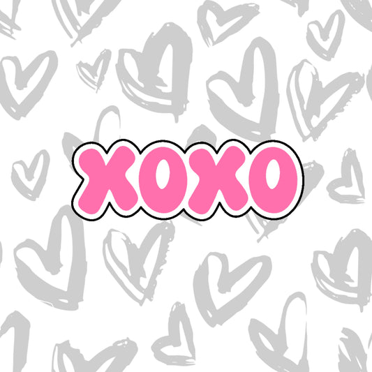DONE TO ORDER: XOXO Cookie Cutter - SHCreations