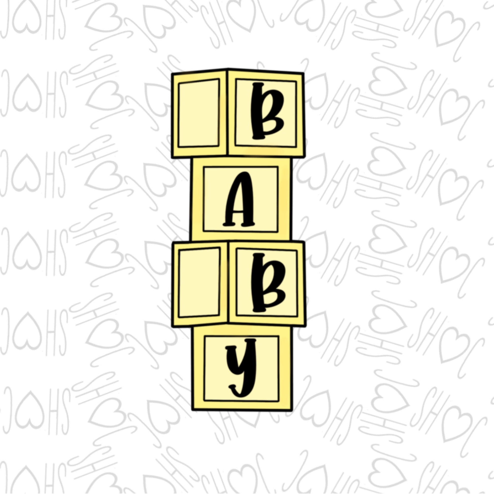 DONE TO ORDER: Baby Blocks Cookie Cutter - SHCreations