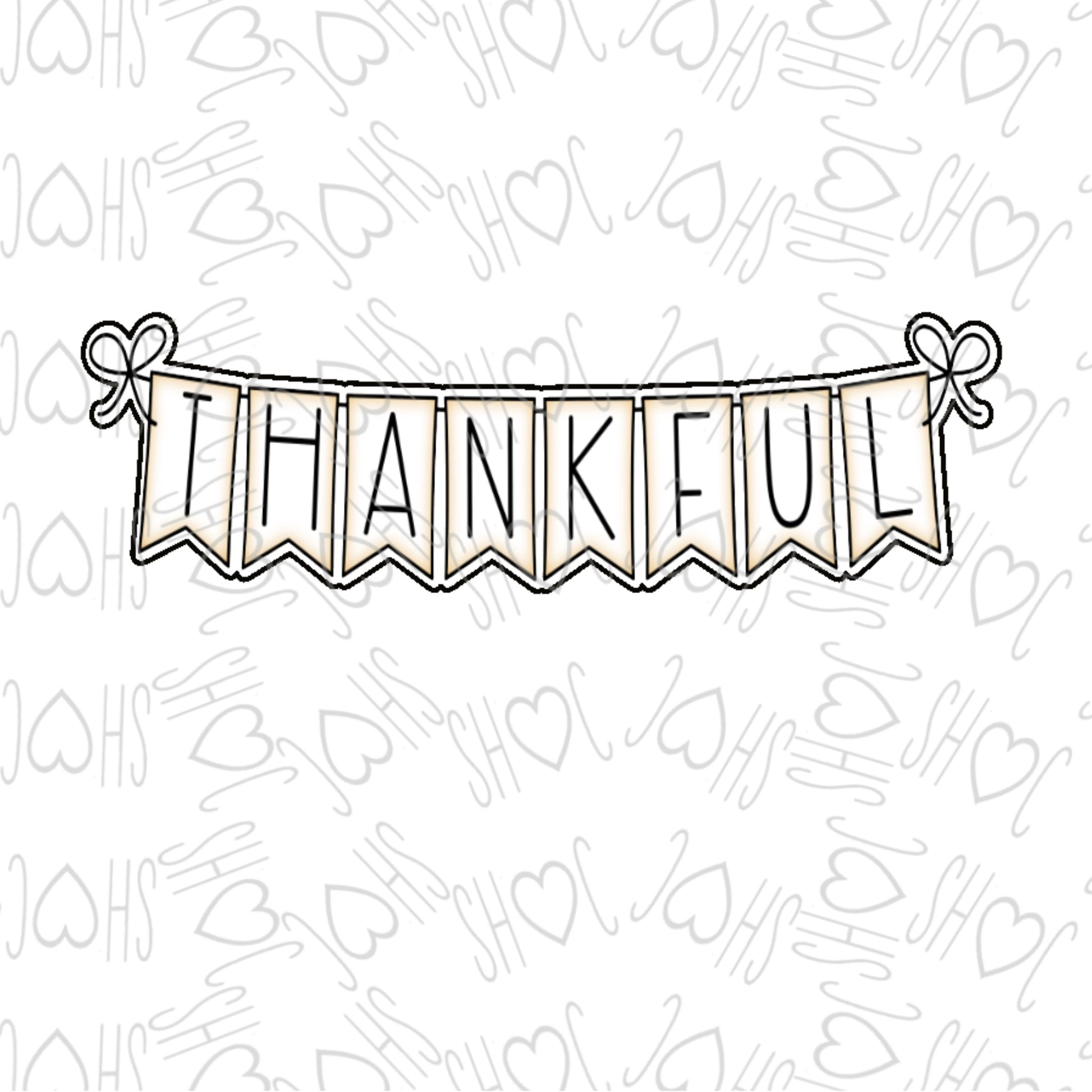 DONE TO ORDER: Banner Cookie Cutter - SHCreations