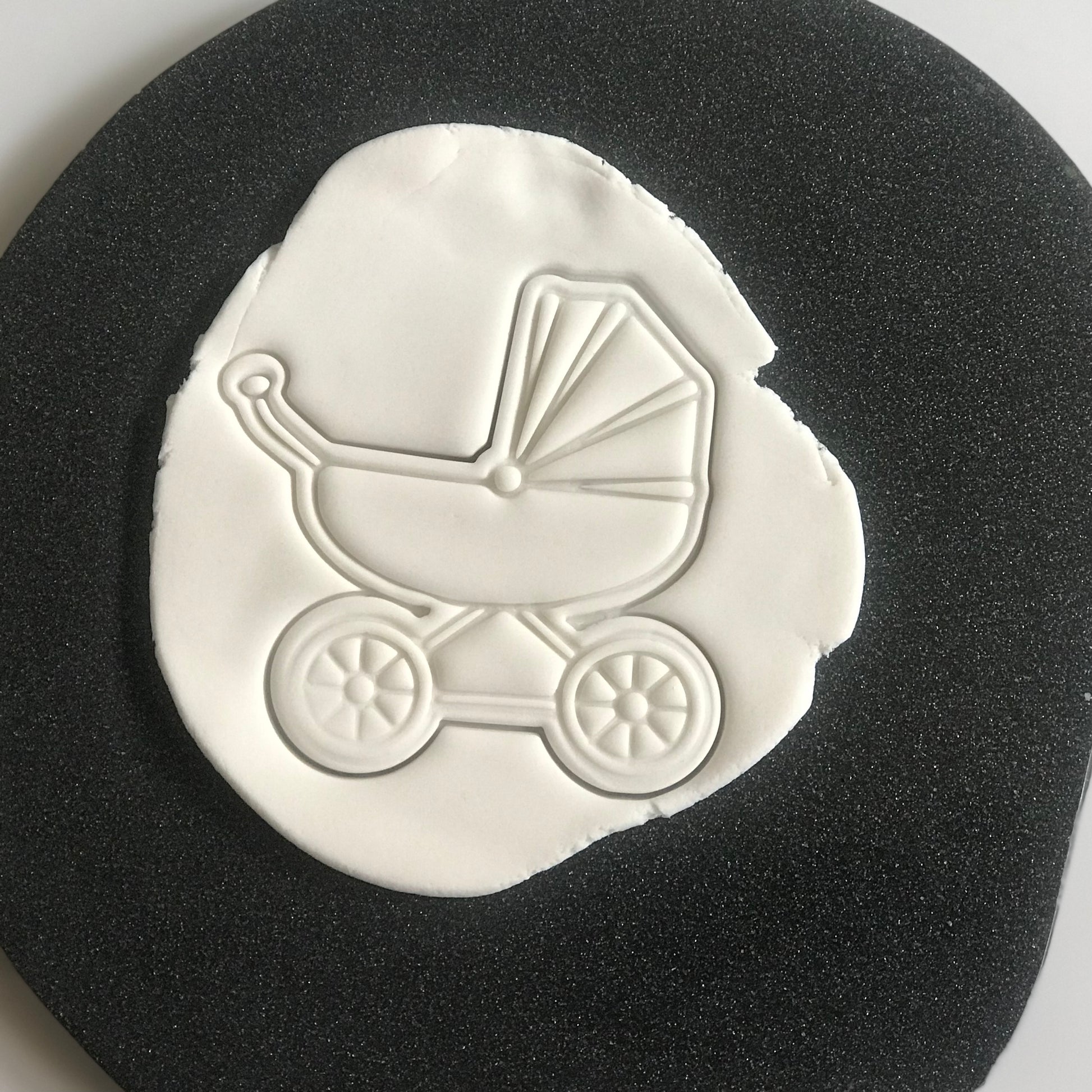 DONE TO ORDER: Baby Carriage Cookie Cutter/Fondant Stamp - SHCreations