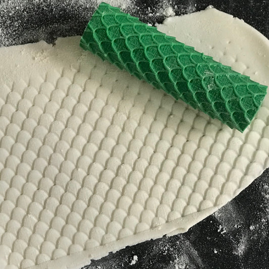 Done to Order : Fish Scales 3D Texture Roller - SHCreations