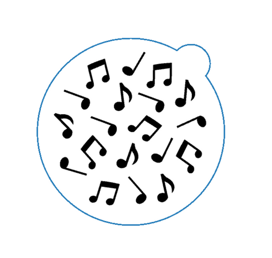DONE TO ORDER: Music Notes Fondant Embosser - SHCreations