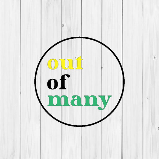 DONE TO ORDER: "Out of Many" Fondant Stamp - SHCreations