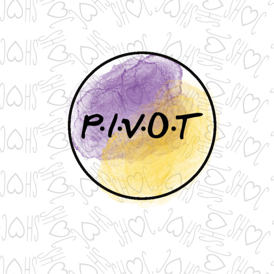 DONE TO ORDER: "PIVOT" Fondant Stamp - SHCreations