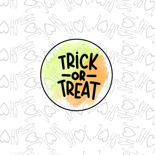 DONE TO ORDER: "Trick or Treat" Fondant Stamp - SHCreations