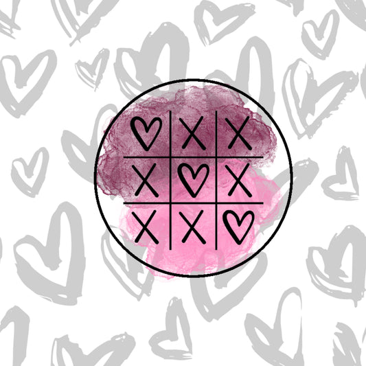 DONE TO ORDER: XO Tic Tac Toe Fondant Stamp - SHCreations